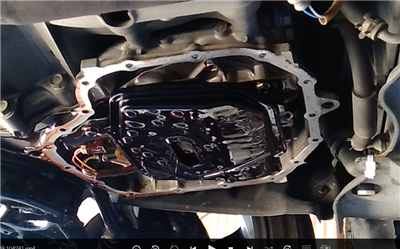 オイルパン内部