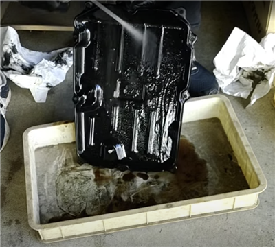 オイルパン清掃