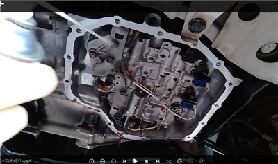 オイルパン内部清掃